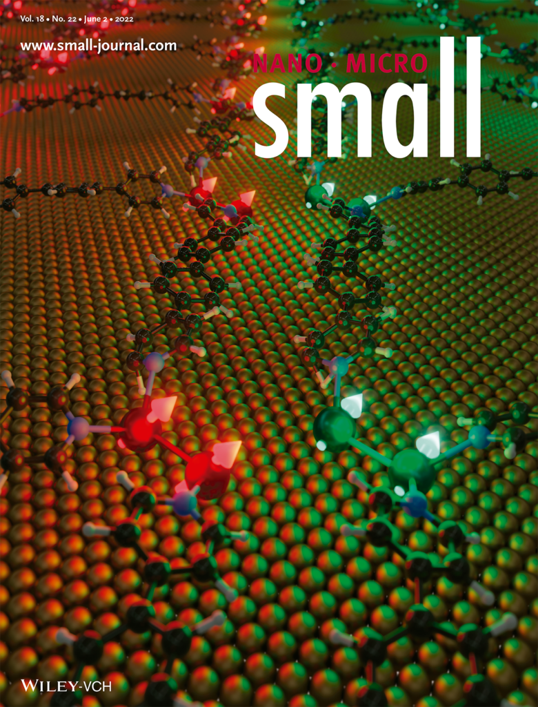 Journal Cover-SMALL-Tuning electronic and magnetic properties of lanthanide 2D networks via metal exchange.