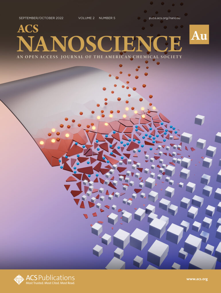 Journal Cover-ACS Nanoscience AU-Innovative Cu3NbX4 nanocrystals enhance solar and photocatalytic performance.