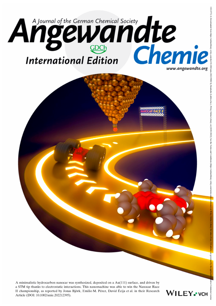 Journal Cover-angewandte chemie-Nanocar