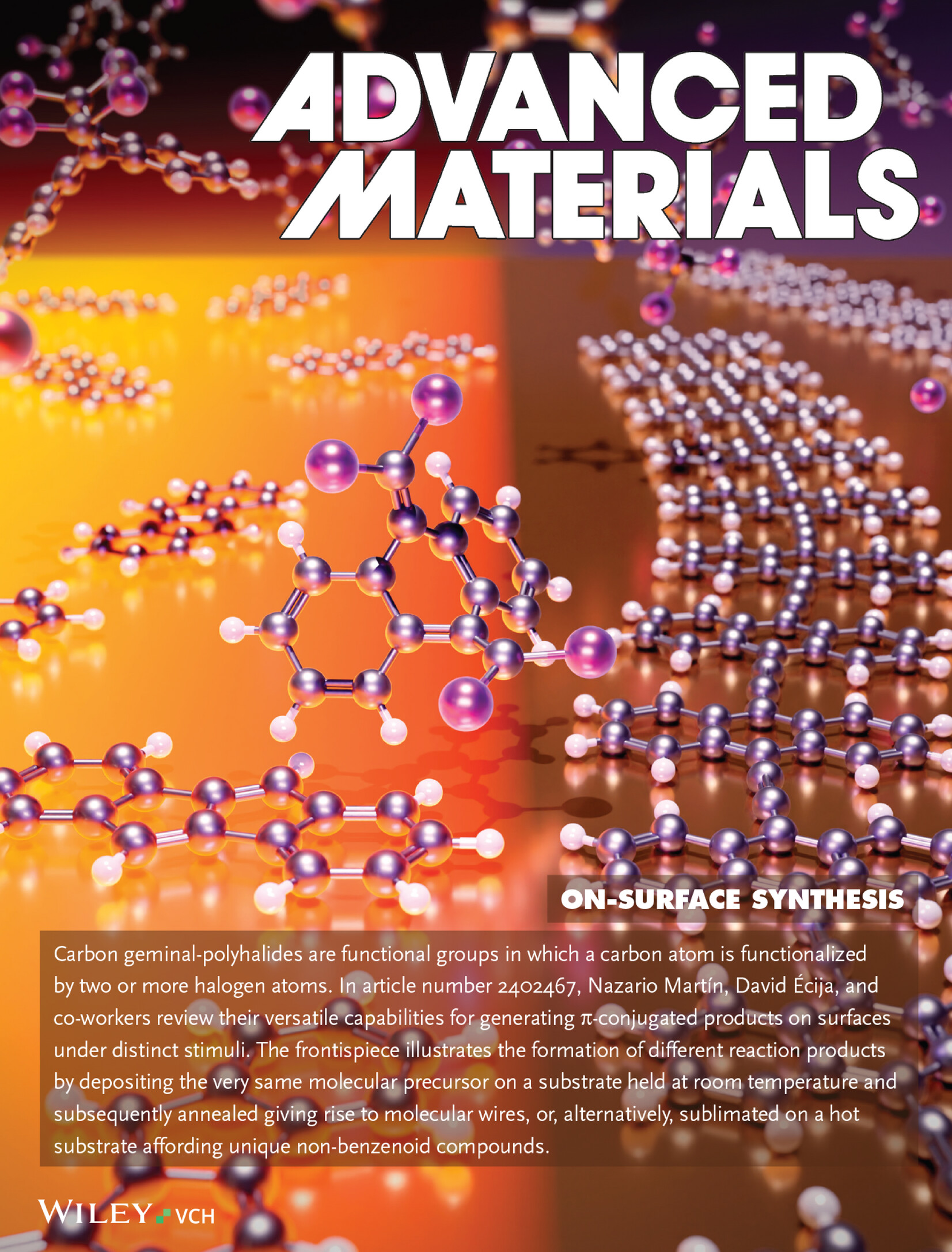 On-Surface Covalent Synthesis of Carbon Nanomaterials by Harnessing Carbon gem-Polyhalides
