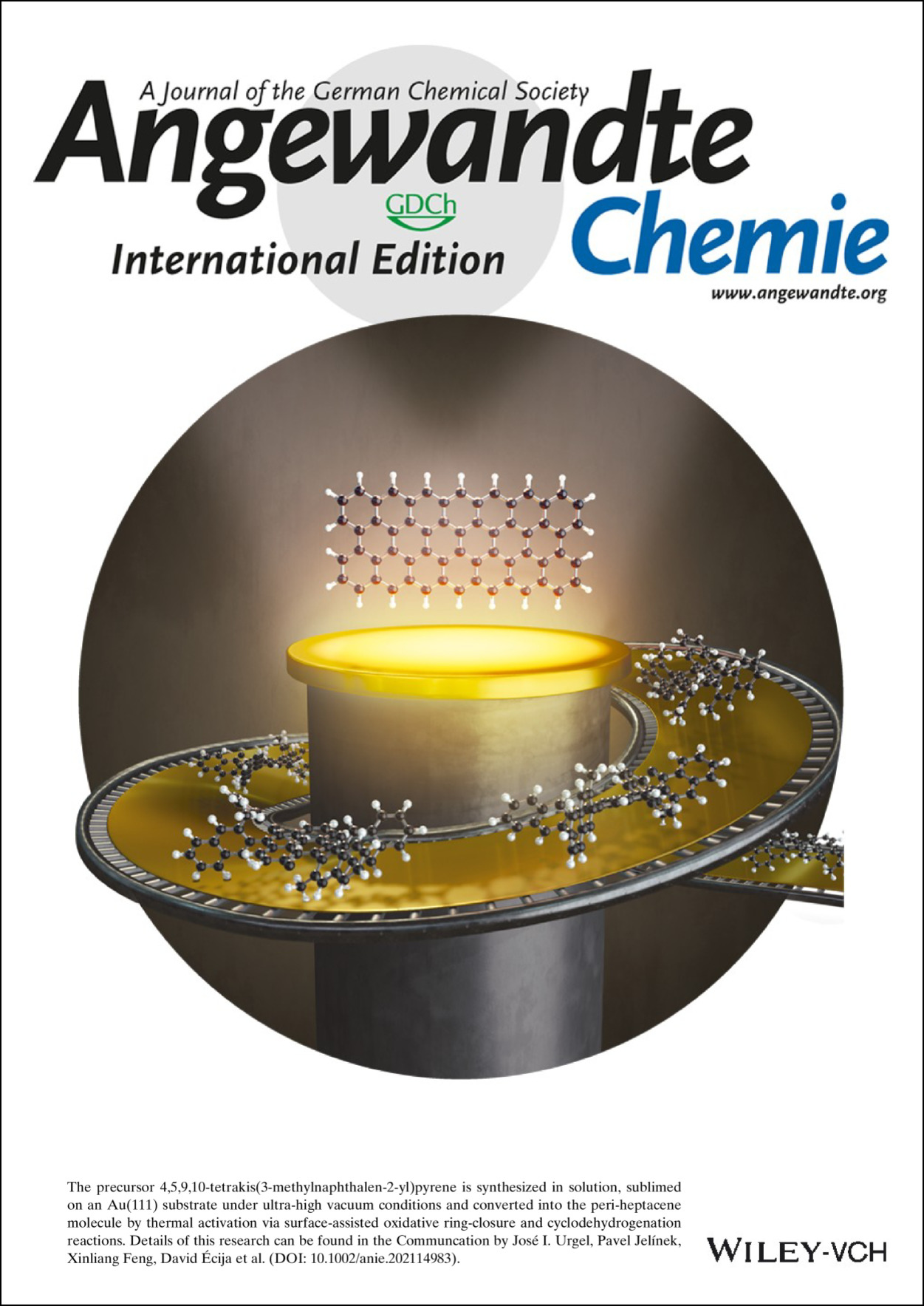 Journal Cover-angewandte chemie-surface synthesis
